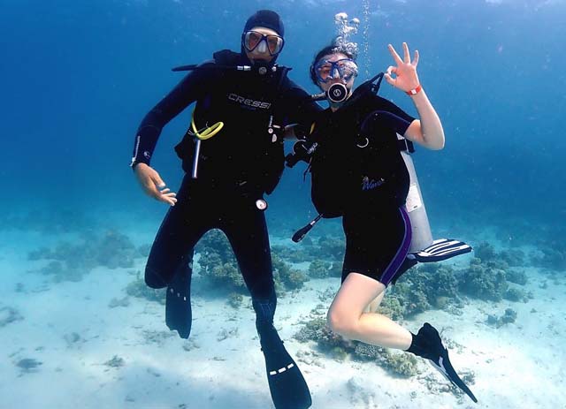 Bali diving course PADI OWD
